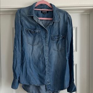 Buffalo David Bitton Light Blue Denim Shirt